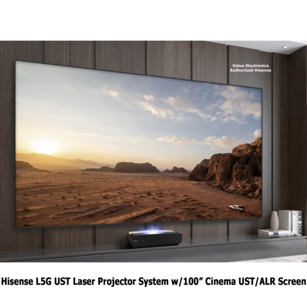 Hisense L5G w/100"Cinema UST/ALR screen