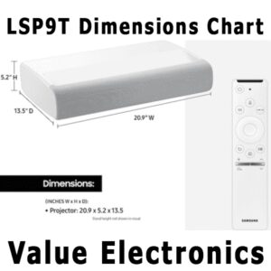 Samsung LSP9T UST 4K HDR laser projector