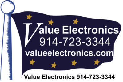 Value Electronics Banner with contact details