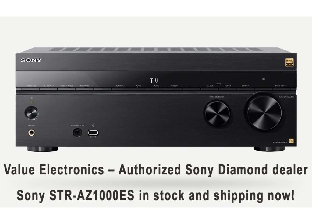 Sony STR-AZ1000ES 7.2ch Receiver - Value Electronics