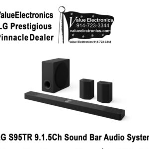 LG S95TR Soundbar 9.1.5 Ch. Wireless Dolby Atmos/DTS:X w/Rear Speakers & Sub