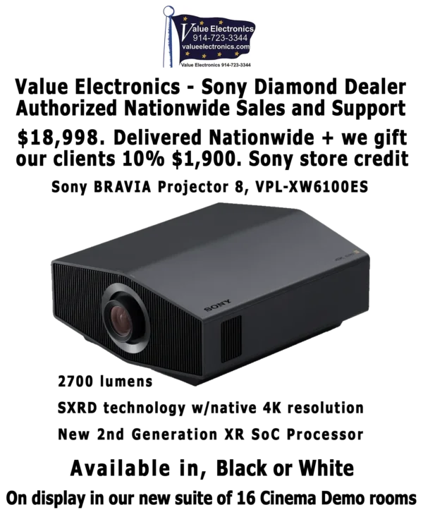 Sony VPL-XW6100ES (BRAVIA Projector 8)