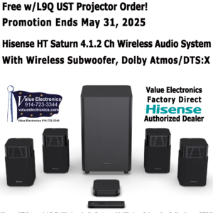 Hisense 4.1.2Ch. HT Saturn Wireless Audio