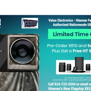 Hisense 2026 XR10 4K HDR Laser Projector